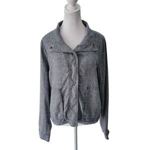 Prana Size L‎ Snider Jacket Gray Lightweight Outdoor Hiking Casual Travel